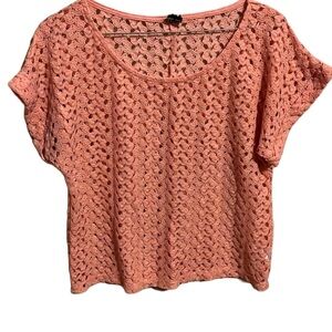 Women’s Poof Blouse, Color Peach, Size Medium